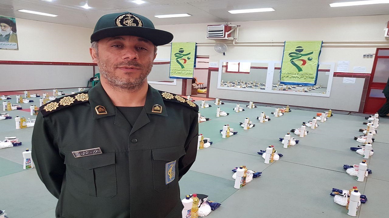 تهیه ۵۵۰ بسته معیشتی توسط  ورزشکاران بسیجی برای نیازمندان