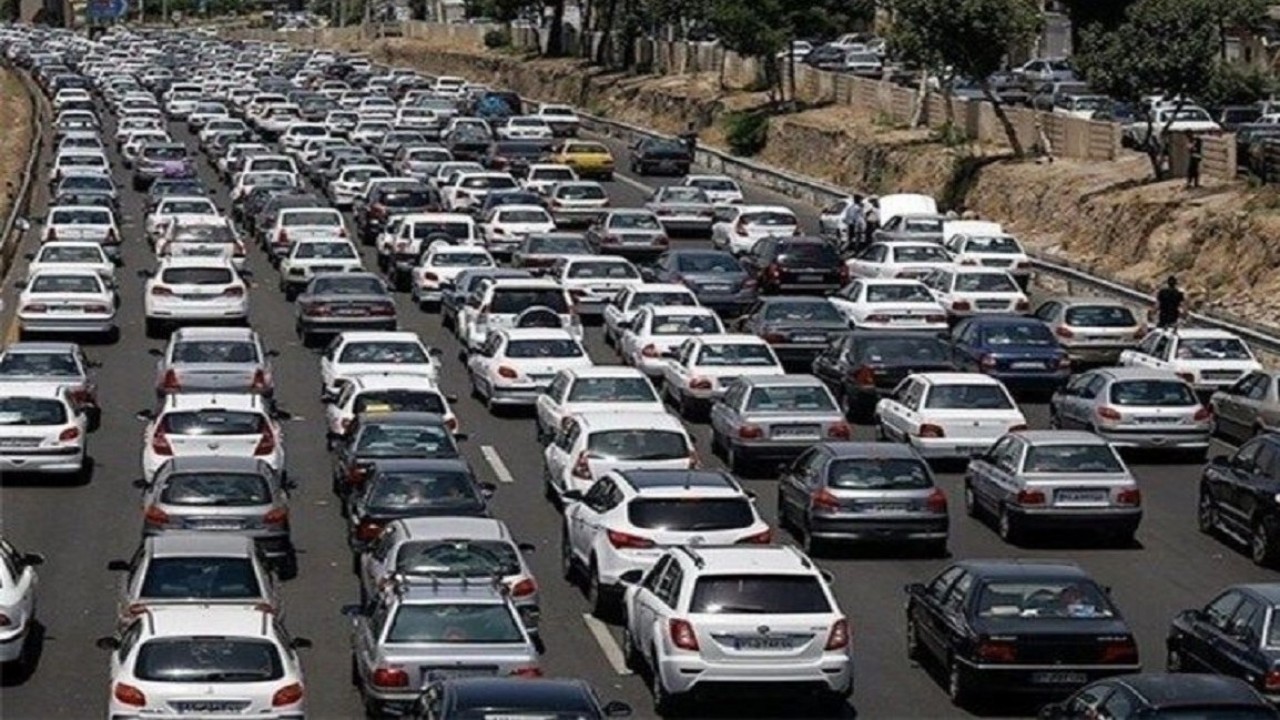 ترافیک پرحجم در خروجی‌های مشهد