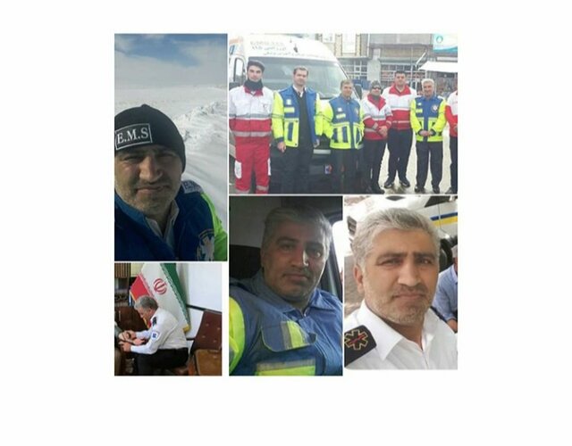 تشییع پیکر شهید مدافع سلامت در مهربان
