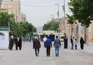 مسیر خیابان ارم قم درمحدوده حرم مطهر بازگشایی شد