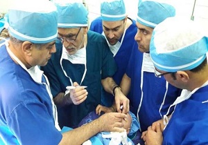 جراحی موفقیت آمیز شکاف لب در بیمارستان بزرگ دزفول