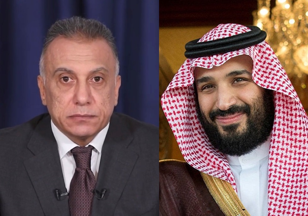 دعوت بن&zwnj;سلمان از الکاظمی برای سفر به عربستان