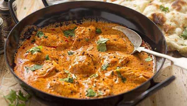 باتر چیکن غذای هندی تند و خوشمزه + طرز تهیه