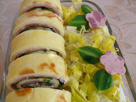 طرز تهیه انواع رولت کالباس