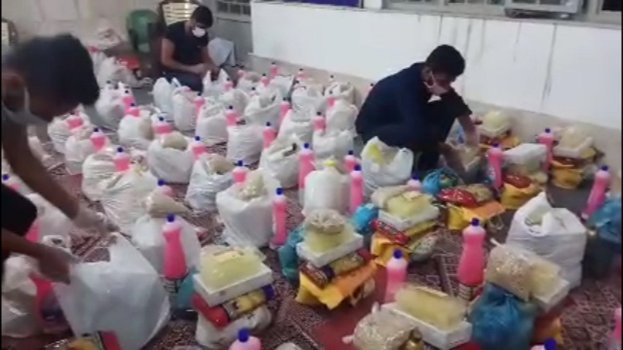 فعالیت گروه جهادی در محله حصار شهرستان طرقبه شاندیز + فیلم