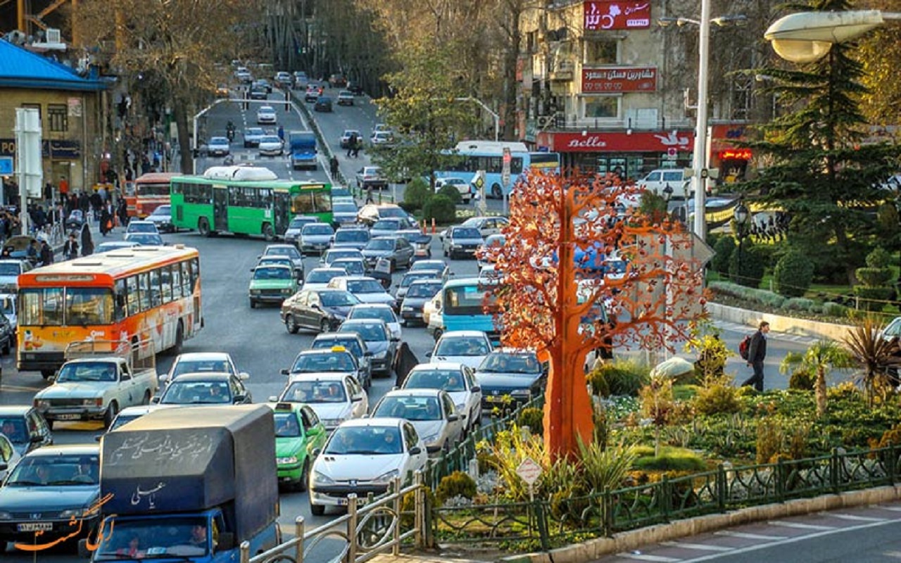 تصویری قدیمی از خیابان تجریش در سال ۵۱