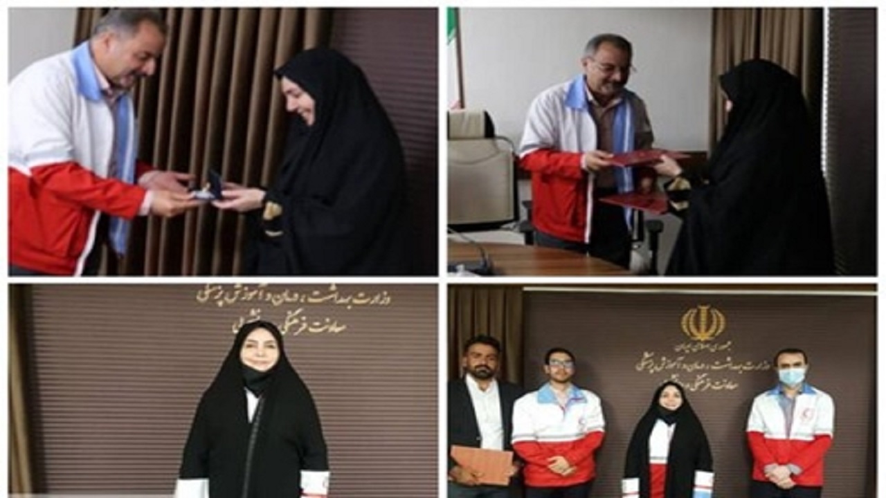 معاون فرهنگی و دانشجویی وزارت بهداشت عضو افتخاری هلال احمر شد