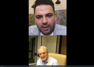 ورود سر زده و شبانه وزیر بهداشت در لایو اینستاگرام احسان علیخانی