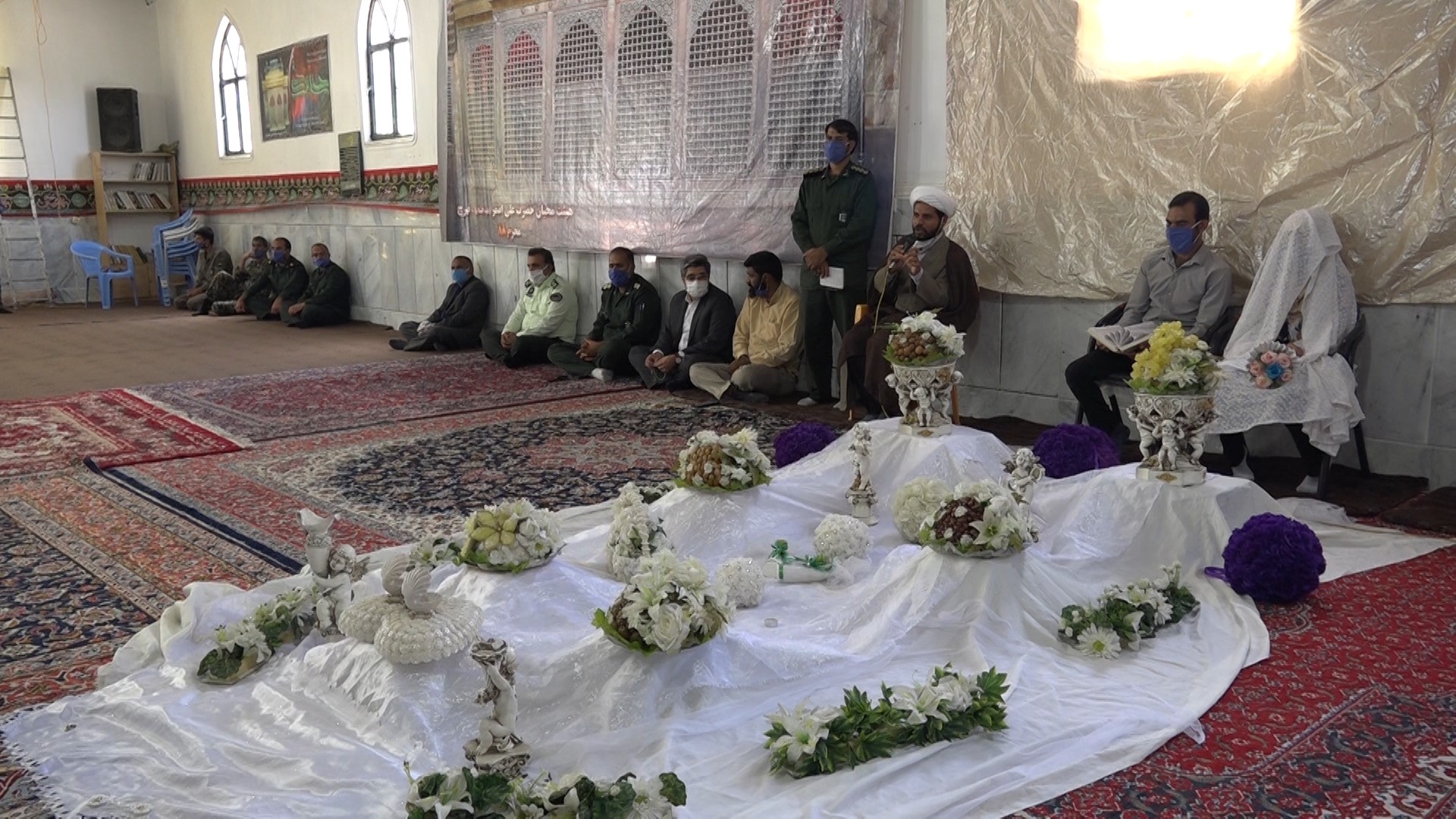 برگزاری جشن ازدواج ۴۰ زوج فهرجی+ عکس