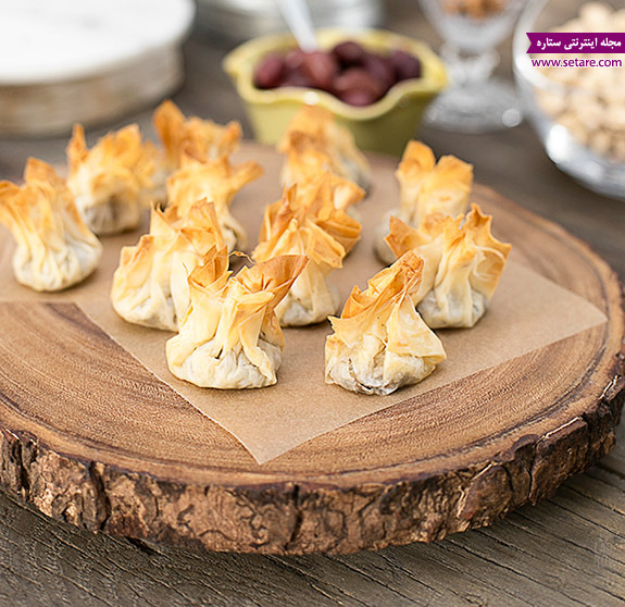 طرز تهیه بقچه گوشتی با خمیر فیلو