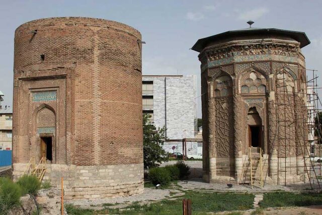 توقف ساخت و ساز در اطراف برج مدور و گنبد کبود مراغه به مدت ۴ سال