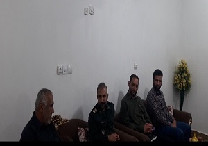 دیدار فرمانده ناحیه مقاومت بسیج بندر ماهشهر با جانباز سرهنگ ظهیر نژاد