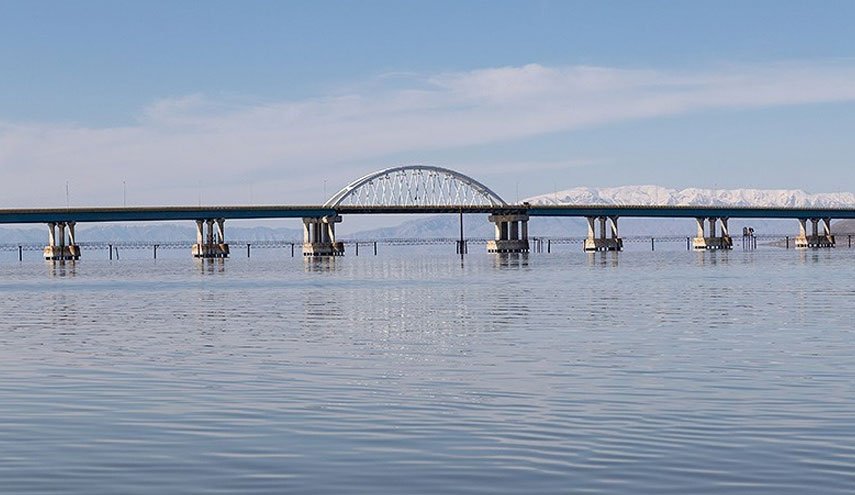 سطح تراز آب دریاچه ارومیه به بیشترین میزان خود رسید