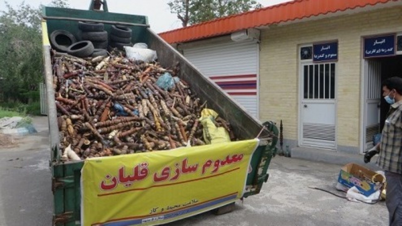 جمع آوری و معدوم سازی ۴ هزار قلیان در مشهد