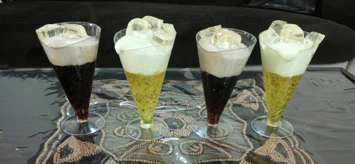 طرز تهیه ژله نوشابه&zwnj;ای با ۳ تزئین مختلف و جذاب