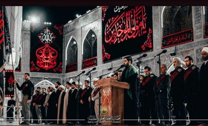تصاویری از تعویض پرچم بارگاه مطهر حضرت امیرالمومنین (ع)