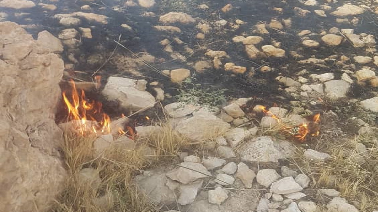 آتش سوزی در مراتع