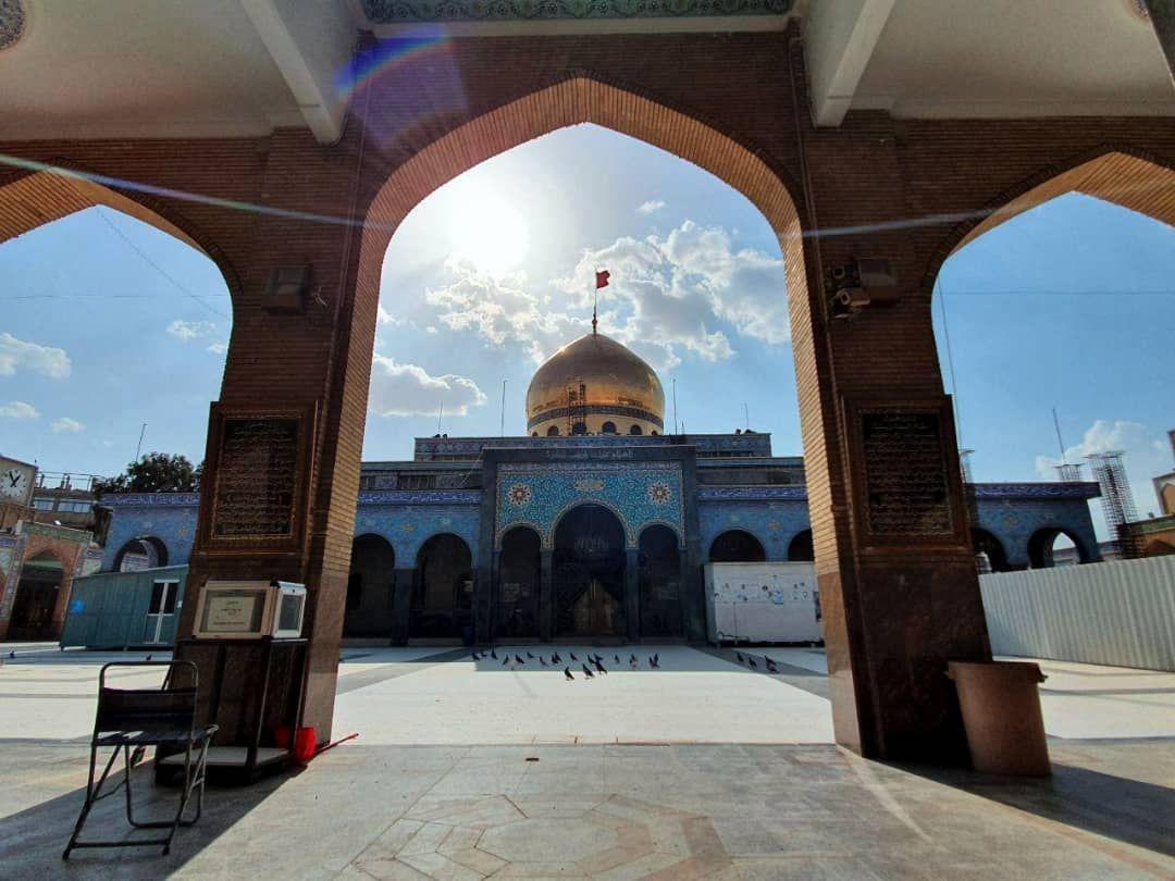 تصاویر اختصاصی حرم حضرت زینب سلام الله علیها در ایام کرونایی