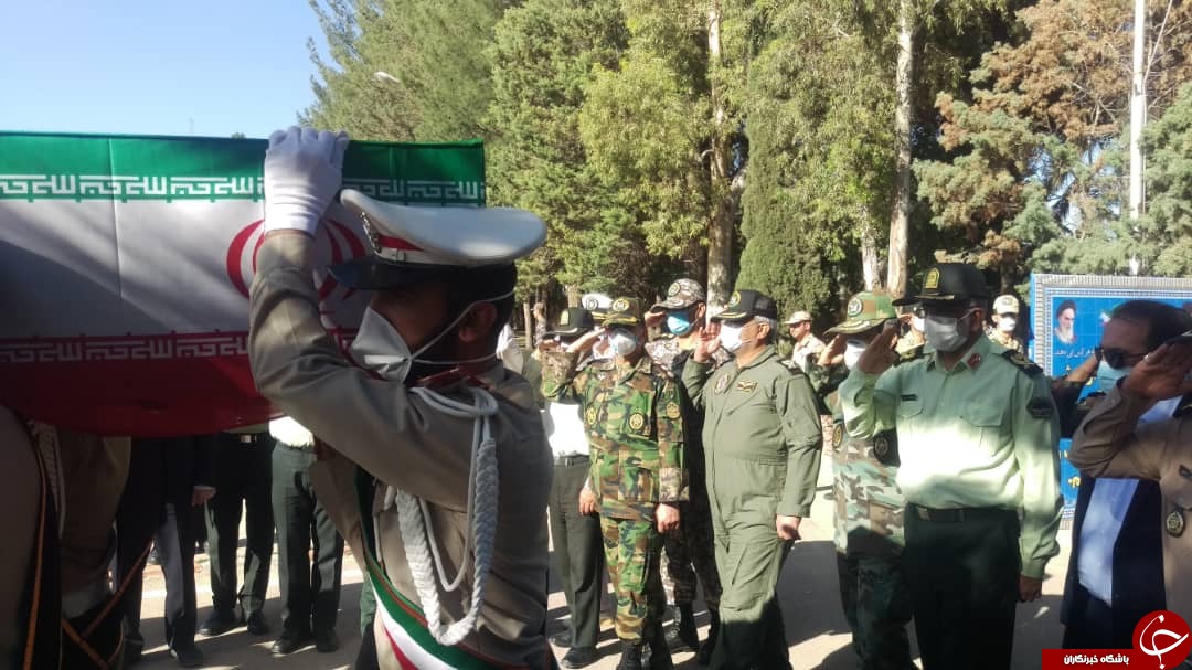 ورود پیکر مطهر شهید پورخسرو به شیراز + تصاویر