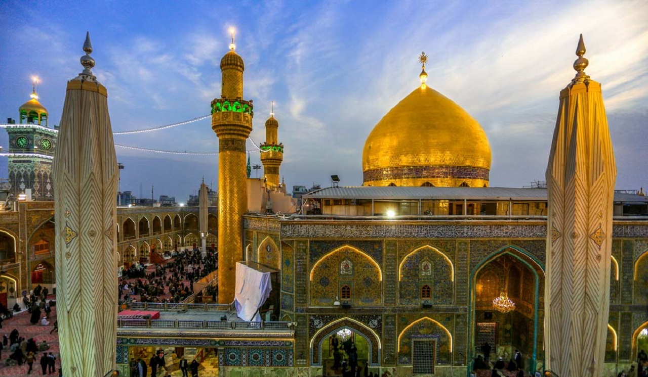 ویدئویی دیدنی از حرم امیرالمومنین (ع)