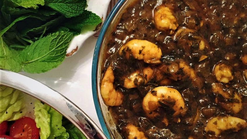 قلیه میگو جنوبی تند و خوشمزه + طرز تهبه