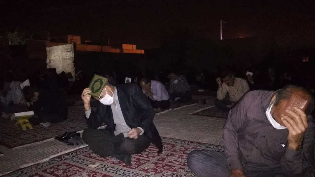 شب قدر، شب استجابت و رحمت/ صدای الغوث، الغوث در آسمان دارالعباده یزد طنین انداز شد