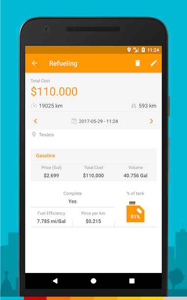دانلود Drivvo &ndash; Car management 7.6.2 &ndash; برنامه حرفه&zwnj;ای مدیریت اتومبیل