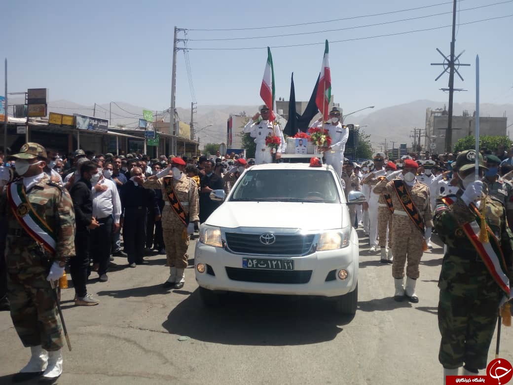 شهید رمضان سید اسماعیل پور خسرو در خاک آرام گرفت