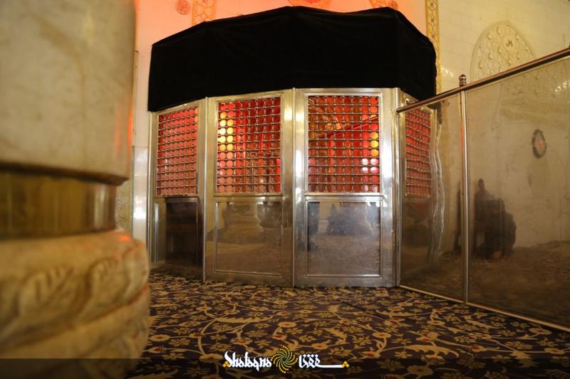 محراب مسجد کوفه / محل ضربت خوردن حضرت علی (ع) + تصاویر