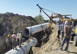 تامین لوله پلی اتیلن جهت آب آشامیدنی روستا‌های بندرماهشهر