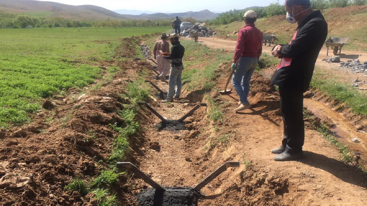 پیشرفت ۴۰ درصدی کانال سد روستای ارجنک