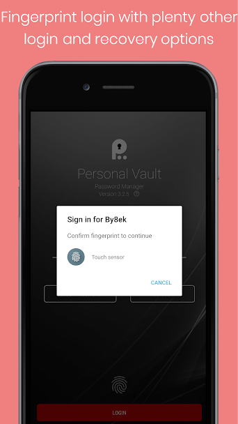 دانلود Personal Vault Pro 3.11-full &ndash; برنامه مدیریت آسان گذرواژه