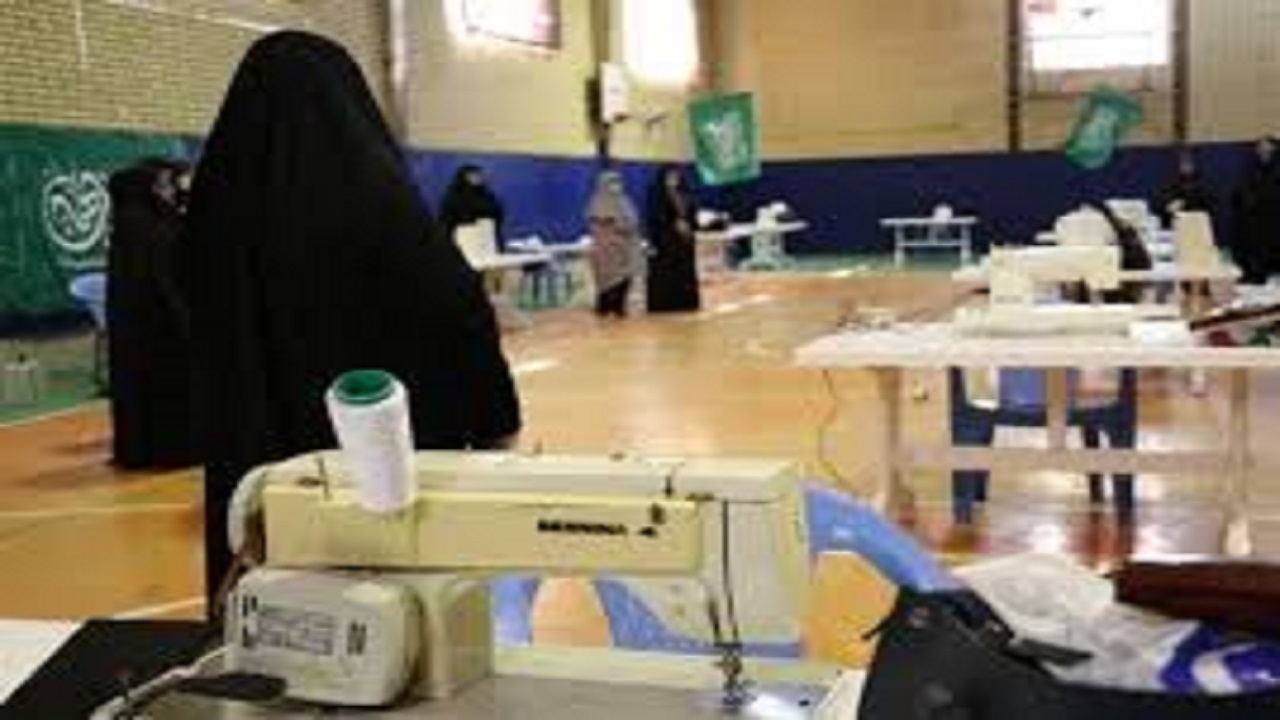 تولید ۲۰ هزار ماسک توسط بانوان رخ