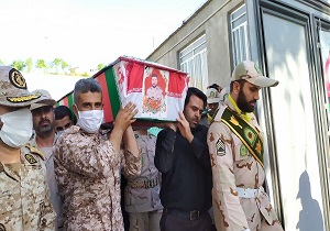 تشیع پیکر مطهر مرزبان شهید در بانه