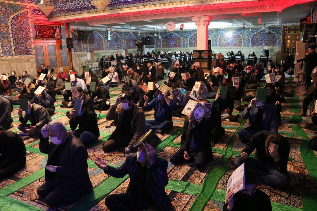 مراسم احیای شب بیست و یکم ماه رمضان در آستانه اشرفیه + تصاویر
