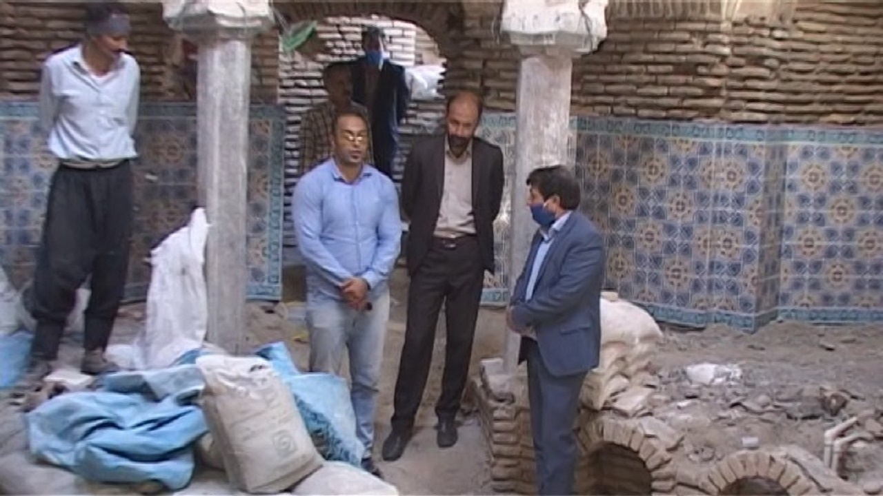 بازسازی و مرمت حمام بهشت گلپایگان