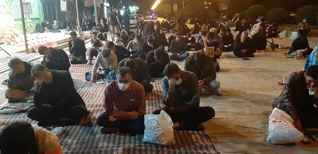 شرکت در مراسم شب‌های قدر بار رعایت پروتکل بهداشتی
