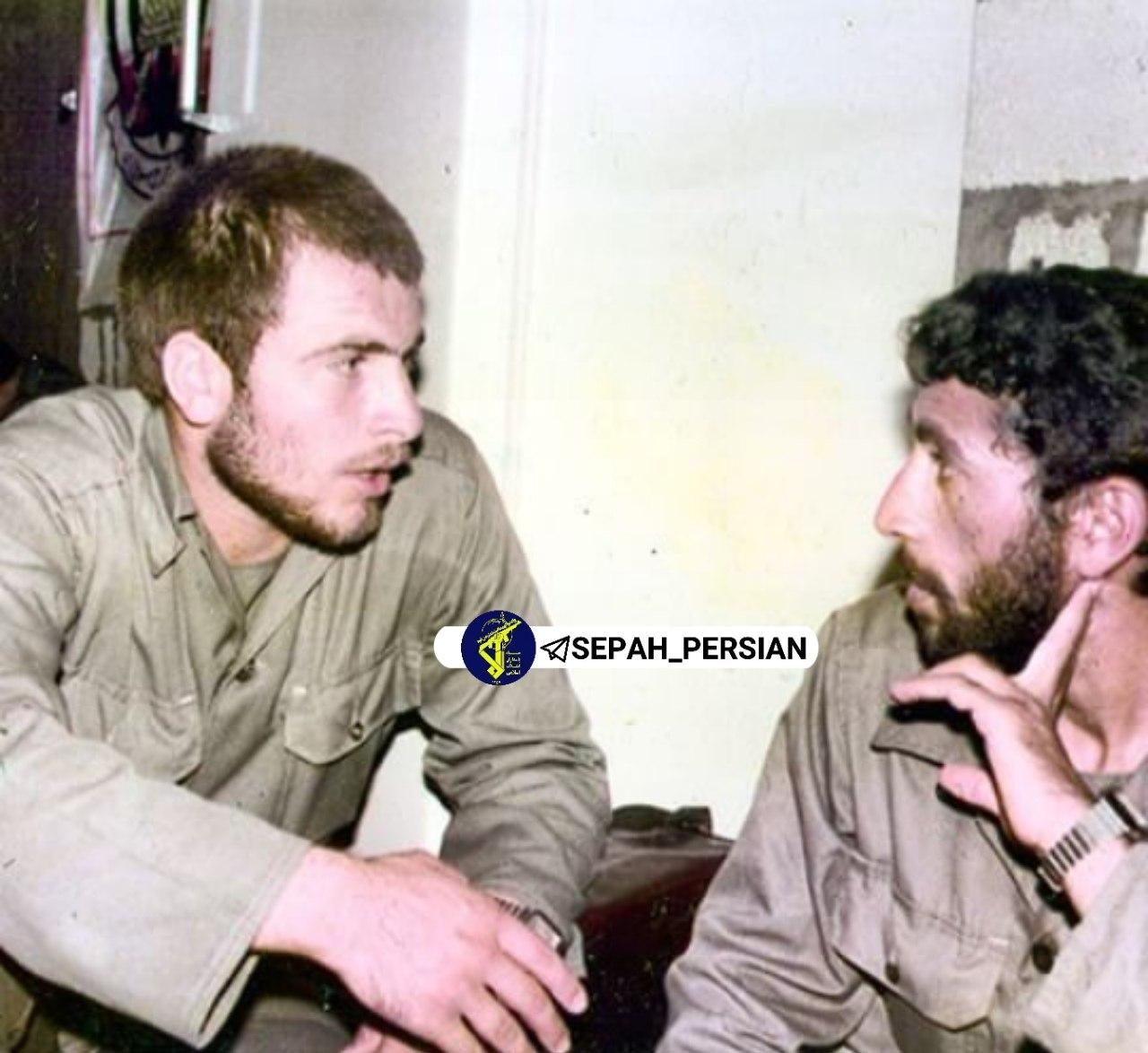 تصویری دیده نشده&zwnj; از سردار قاآنی درکنار محمد باقر قالیباف