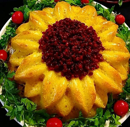 طرز تهیه ته چین مرغ در فر طرز تهیه ته چین مرغ در فر