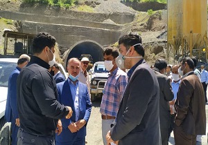 پیشرفت فیزیکی  ۷۵ درصدی جاده جدید سنندج - مریوان