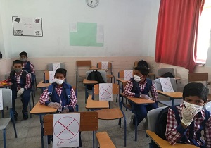 مدارس شهرستان خاتم بازگشایی شد