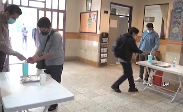 درب مدارس پس از سه ماه به روی دانش آموزان باز شد + فیلم