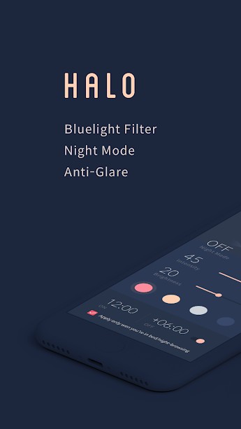 دانلود HALO &ndash; Bluelight Filter 1.3.7 &ndash; برنامه فیلتر نور آبی