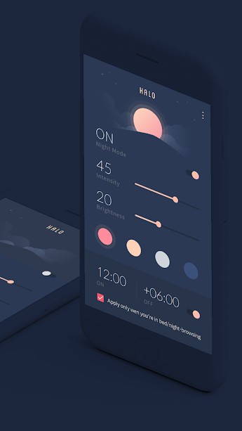 دانلود HALO &ndash; Bluelight Filter 1.3.7 &ndash; برنامه فیلتر نور آبی