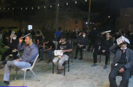 مراسم معنوی شب قدر در کاشان + فیلم