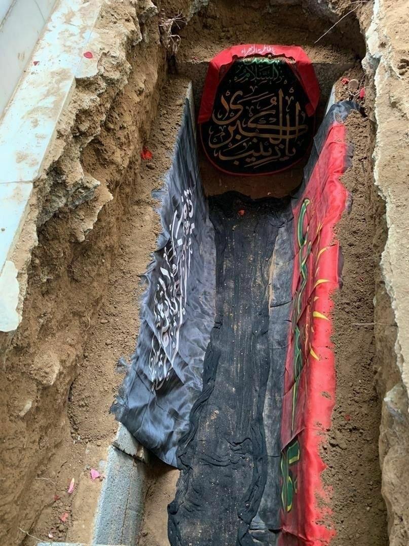 تصویری از مزار شهید حاج اصغر پاشاپور