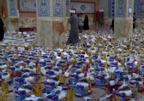 تهیه ۱۰۰۰ بسته کمک معیشتی برای نیازمندان به لطف مردم خیرخواه البرزی + فیلم