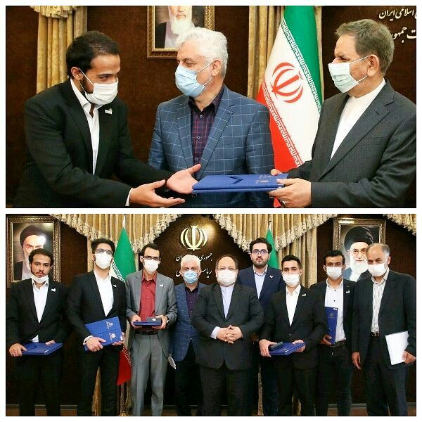 تجلیل از نخبه مهارتی همدان از سوی  معاون اول رئیس جمهور