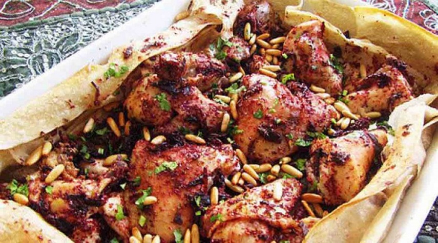 مسخن دجاج، غذا خوشمزه فلسطینی+عکس