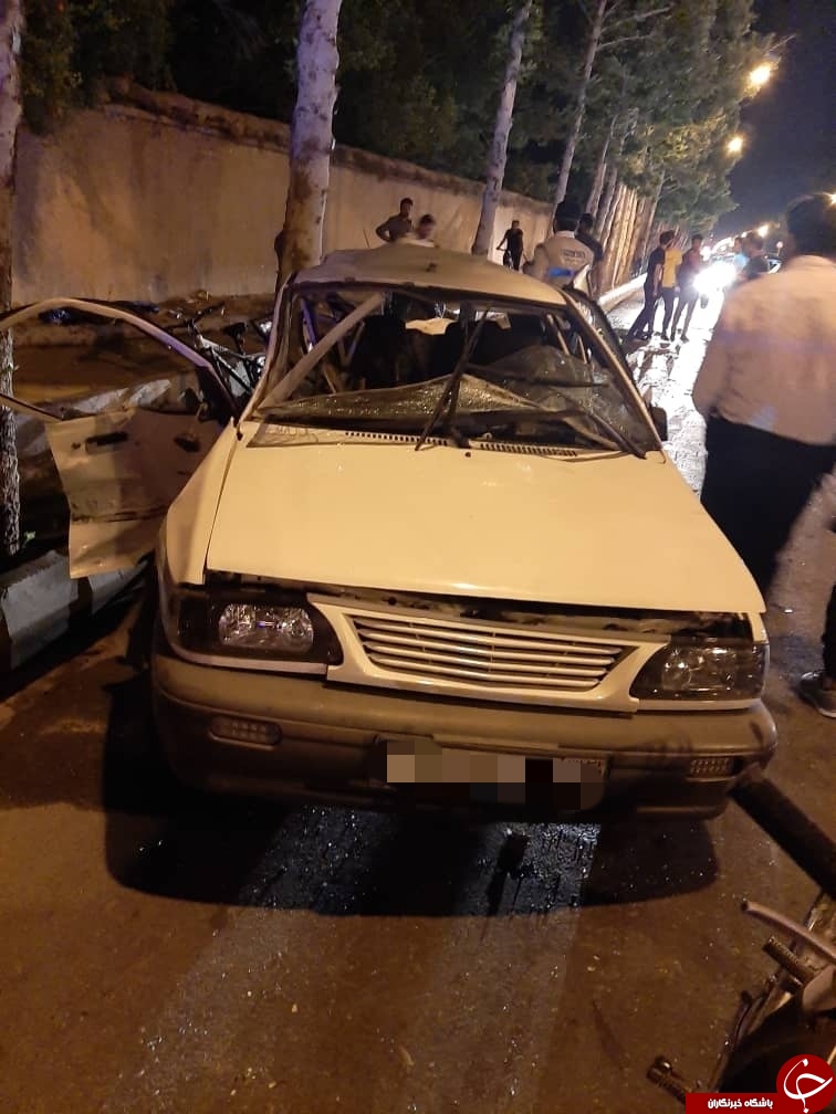۳ کشته در حادثه رانندگی امشب در شیراز + عکس